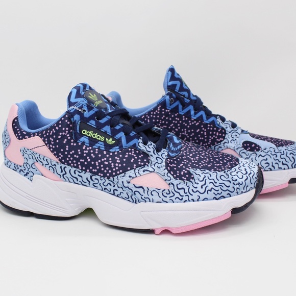 adidas falcon blue pink